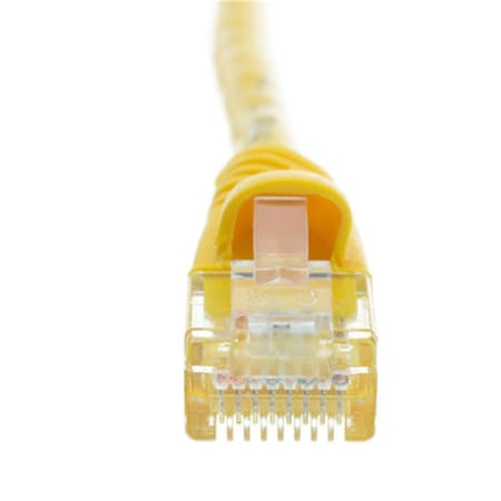 Maxpower 1 ft. Yellow Cat6 Clear Boot Patch Cord MA1799672